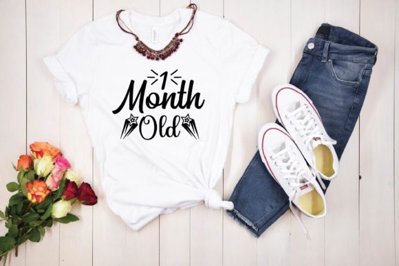 1 Month Old Svg: A Designer's Review for T-Shirt Designs and Graphics