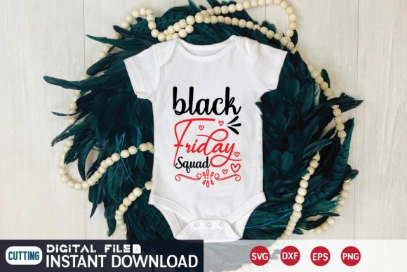 Black Friday Squad Svg Graphics for T-Shirt Designs