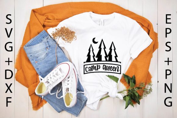 Camp Queen Svg Graphics for T-Shirt Designs and Blog Visuals