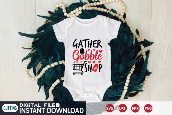 Gather Gobble Shop Svg Graphics and T-Shirt Designs