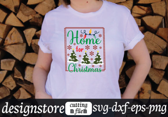 Home for Christmas Svg Graphics and T-Shirt Designs Review