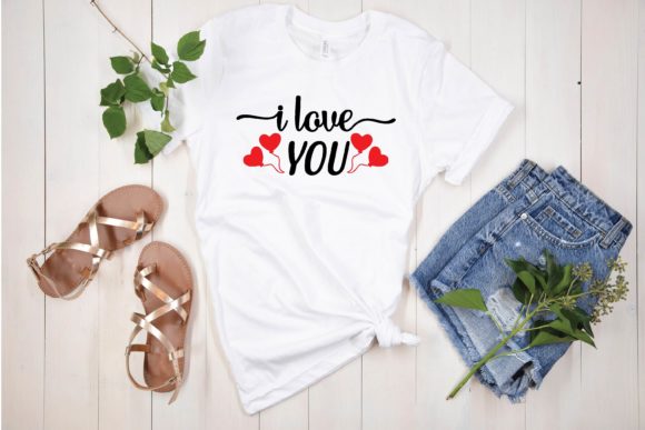 I Love You Svg Graphics and T-Shirt Designs Review