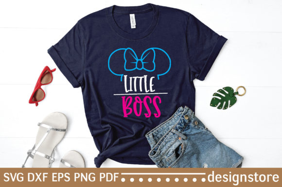 Little Boss Svg Graphics for T-Shirt Designs and Branding